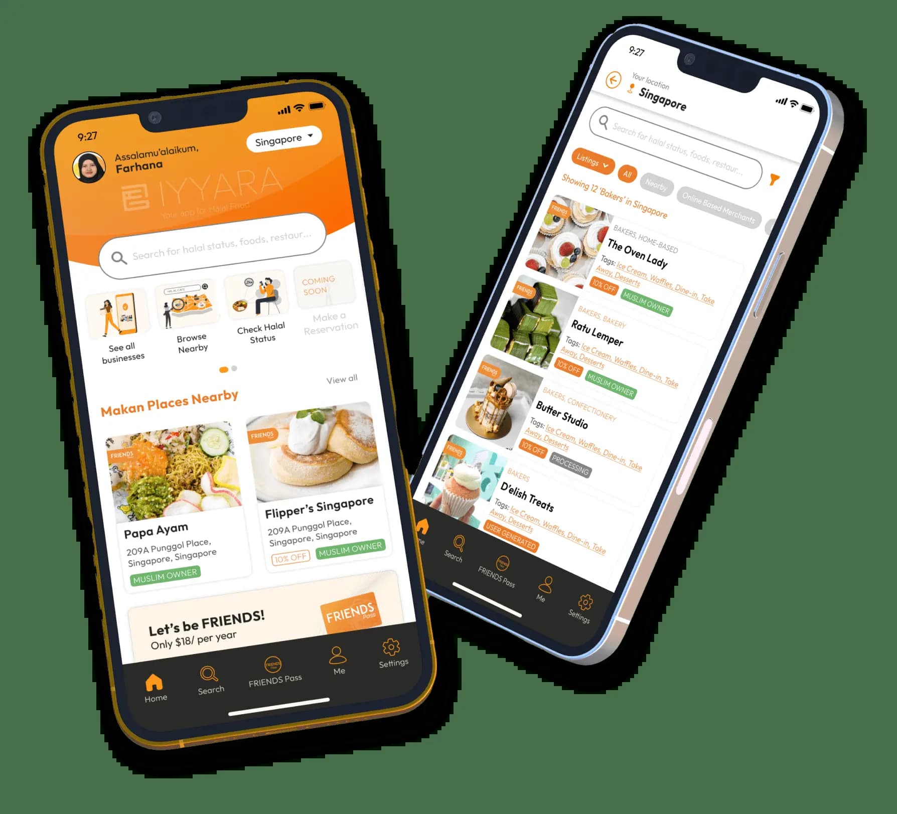 Iyyara App mockup